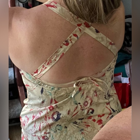 (3-4) Guess Silk mini dress - Picture 3 of 6